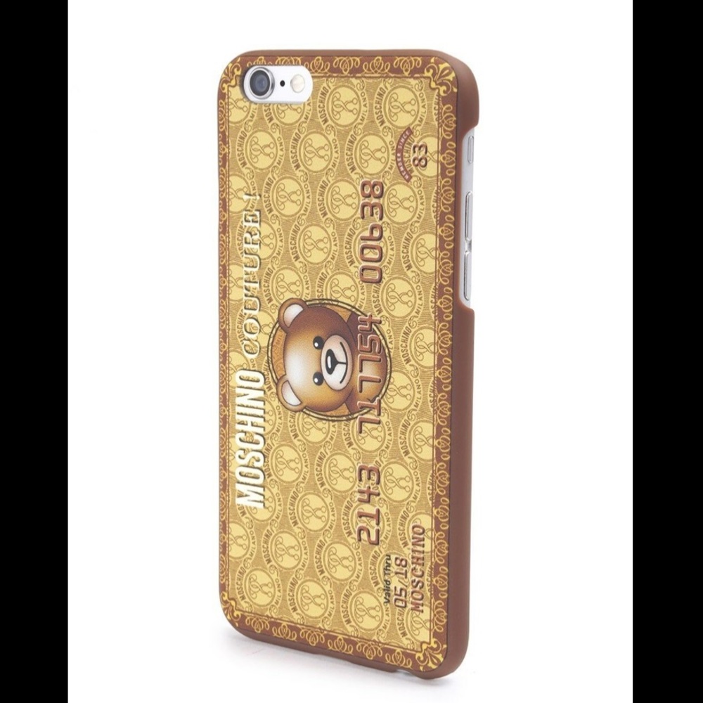 Moschino Couture Jeremy Scott Bear Credit iPhone 6